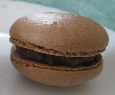 les macarons chocolat